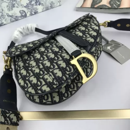 Replica Christian Dior AAA Quality Messenger Bags In Navy For Women #1344697 $82.00 USD for Wholesale
