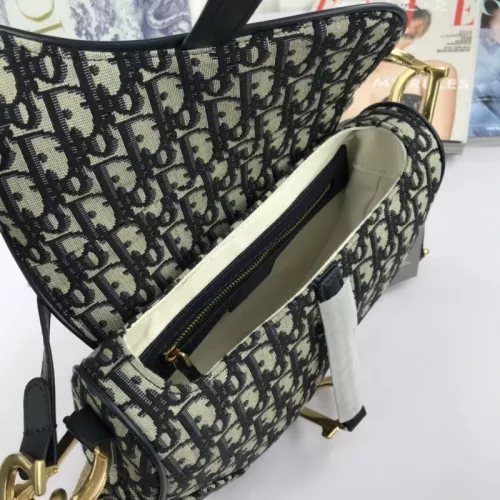 Replica Christian Dior AAA Quality Messenger Bags In Navy For Women #1344697 $82.00 USD for Wholesale