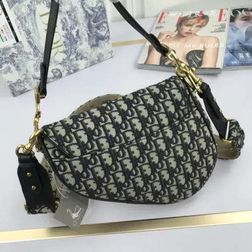 Replica Christian Dior AAA Quality Messenger Bags In Black For Women #1344699 $82.00 USD for Wholesale