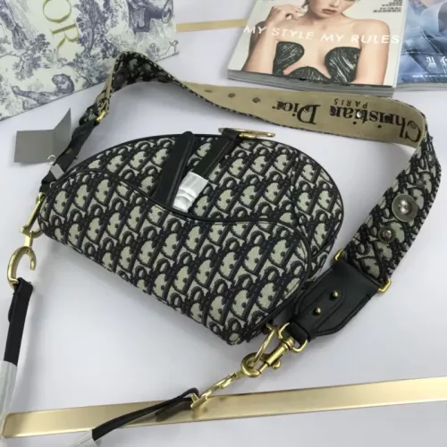 Replica Christian Dior AAA Quality Messenger Bags In Black For Women #1344699 $82.00 USD for Wholesale