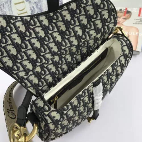 Replica Christian Dior AAA Quality Messenger Bags In Black For Women #1344699 $82.00 USD for Wholesale