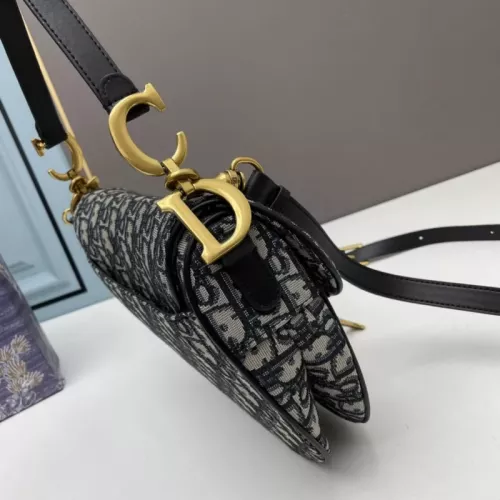 Replica Christian Dior AAA Quality Messenger Bags In Black For Women #1344702 $82.00 USD for Wholesale