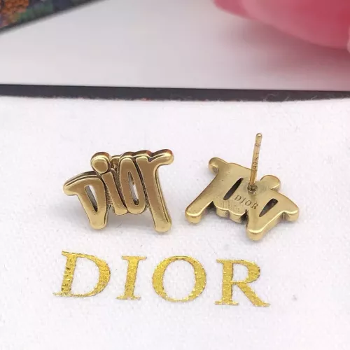 Replica Christian Dior Earrings For Women #1344748 $25.00 USD for Wholesale