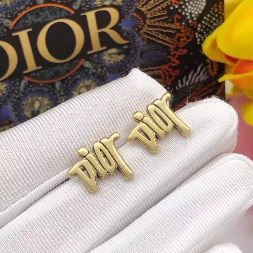 Replica Christian Dior Earrings For Women #1344748 $25.00 USD for Wholesale