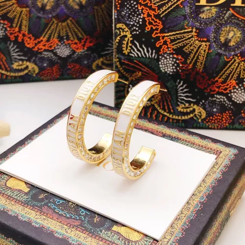 Replica Christian Dior Earrings For Women #1344772 $29.00 USD for Wholesale