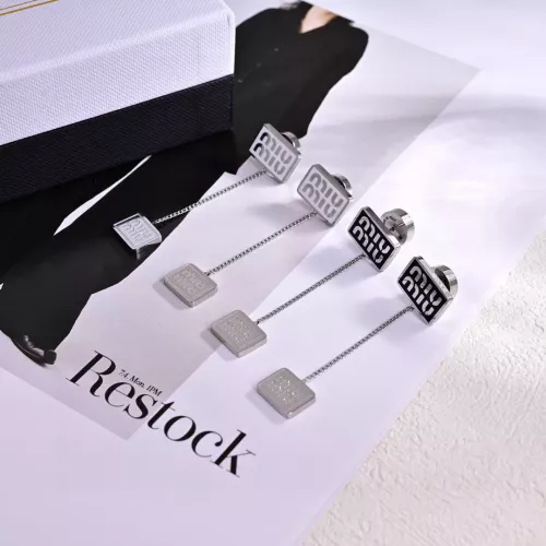 Replica MIU MIU Earrings For Women #1344871 $29.00 USD for Wholesale