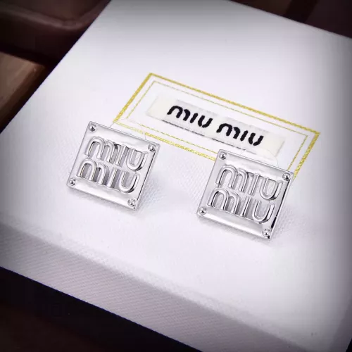 MIU MIU Earrings For Women #1344874 $25.00 USD, Wholesale Replica MIU MIU Earrings