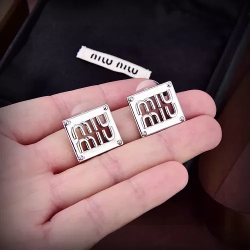 Replica MIU MIU Earrings For Women #1344874 $25.00 USD for Wholesale