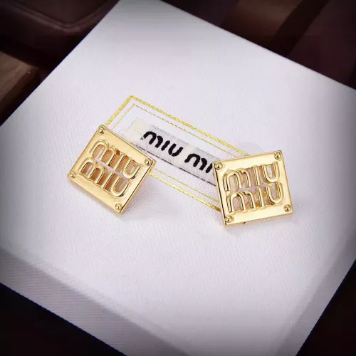 MIU MIU Earrings For Women #1344875 $25.00 USD, Wholesale Replica MIU MIU Earrings