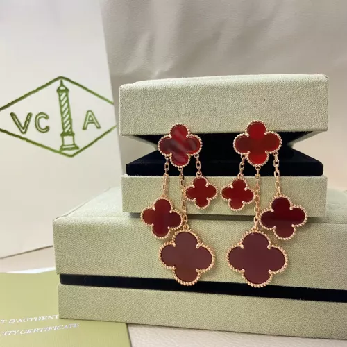 Van Cleef &amp; Arpels Earrings For Women #1344907 $42.00 USD, Wholesale Replica Van Cleef &amp; Arpels Earrings