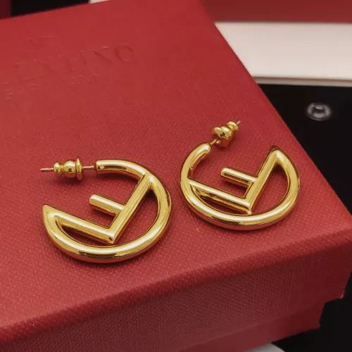 Fendi Earrings For Women #1344968 $27.00 USD, Wholesale Replica Fendi Earrings