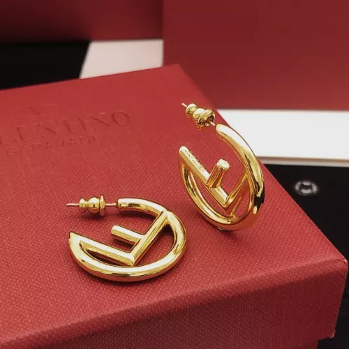 Replica Fendi Earrings For Women #1344968 $27.00 USD for Wholesale