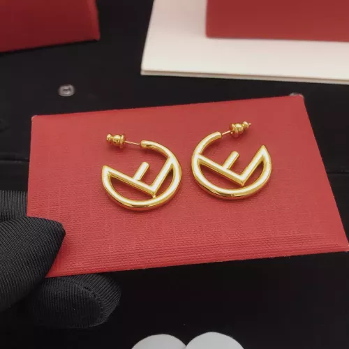 Replica Fendi Earrings For Women #1344968 $27.00 USD for Wholesale
