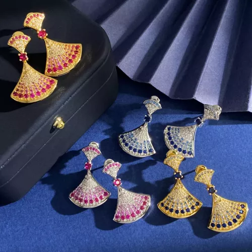 Replica Bvlgari Earrings For Women #1345070 $34.00 USD for Wholesale