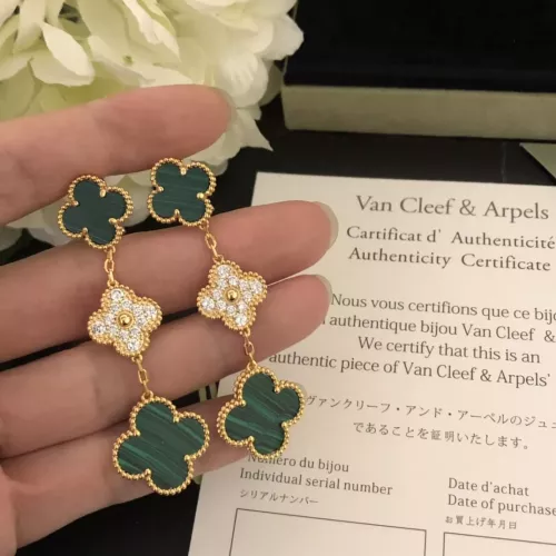 Van Cleef &amp; Arpels Earrings For Women #1345119 $40.00 USD, Wholesale Replica Van Cleef &amp; Arpels Earrings