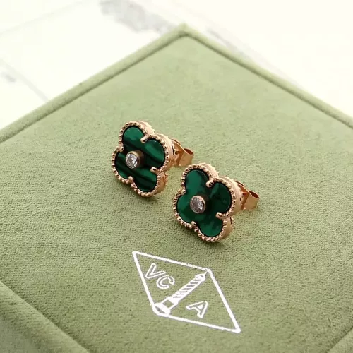 Van Cleef &amp; Arpels Earrings For Women #1345147 $27.00 USD, Wholesale Replica Van Cleef &amp; Arpels Earrings