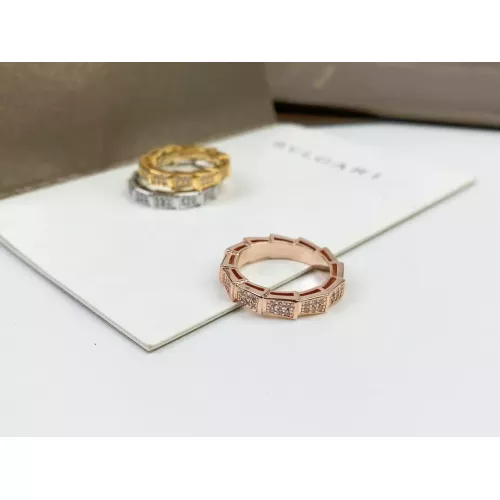 Bvlgari Rings In Rose Gold For Women #1345191 $25.00 USD, Wholesale Replica Bvlgari Rings