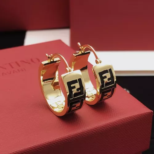 Replica Fendi Earrings For Women #1345200 $32.00 USD for Wholesale