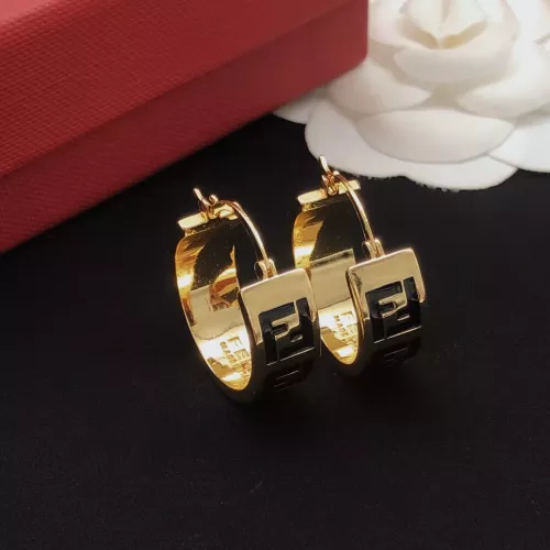 Replica Fendi Earrings For Women #1345200 $32.00 USD for Wholesale