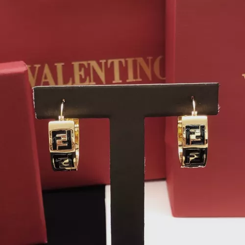 Replica Fendi Earrings For Women #1345200 $32.00 USD for Wholesale