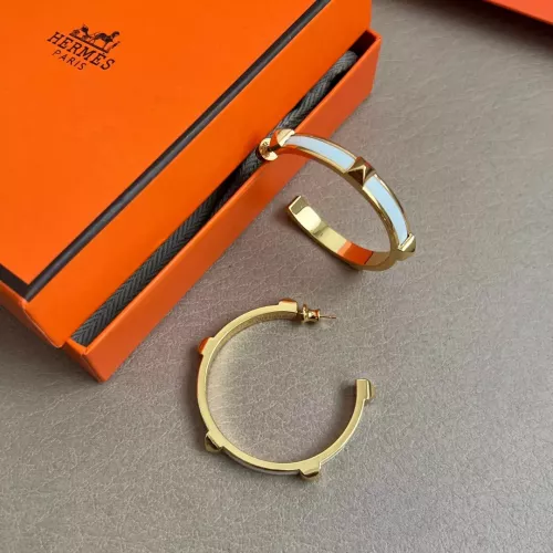 Replica Hermes Earrings For Women #1345233 $42.00 USD for Wholesale