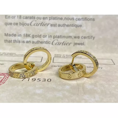 Replica Cartier Earrings For Women #1345266 $64.00 USD for Wholesale