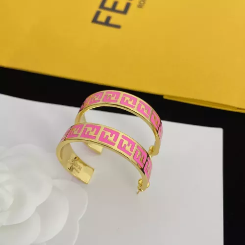 Fendi Earrings For Women #1345637 $25.00 USD, Wholesale Replica Fendi Earrings