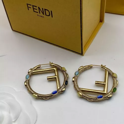 Fendi Earrings For Women #1345639 $25.00 USD, Wholesale Replica Fendi Earrings