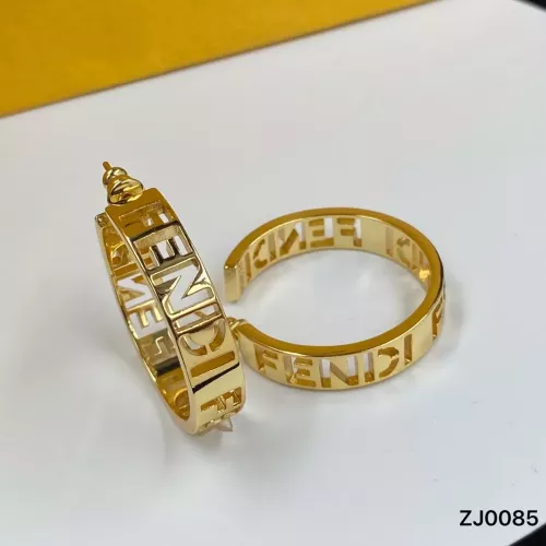 Fendi Earrings For Women #1345641 $25.00 USD, Wholesale Replica Fendi Earrings