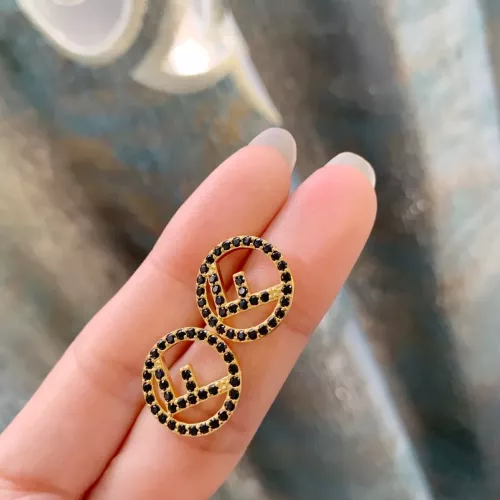 Fendi Earrings For Women #1345644 $23.00 USD, Wholesale Replica Fendi Earrings