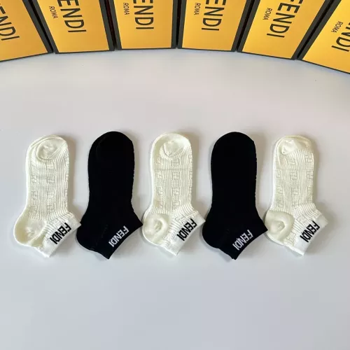 Replica Fendi Socks #1345925 $27.00 USD for Wholesale