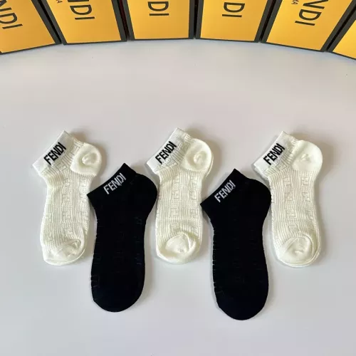 Replica Fendi Socks #1345925 $27.00 USD for Wholesale