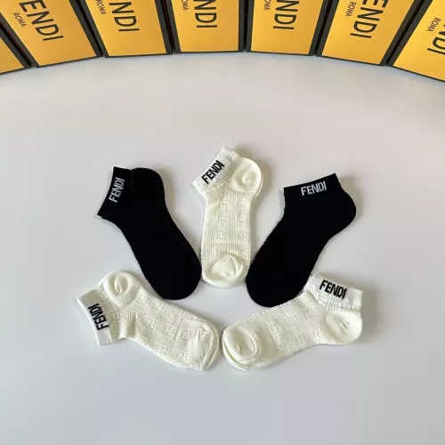 Replica Fendi Socks #1345925 $27.00 USD for Wholesale