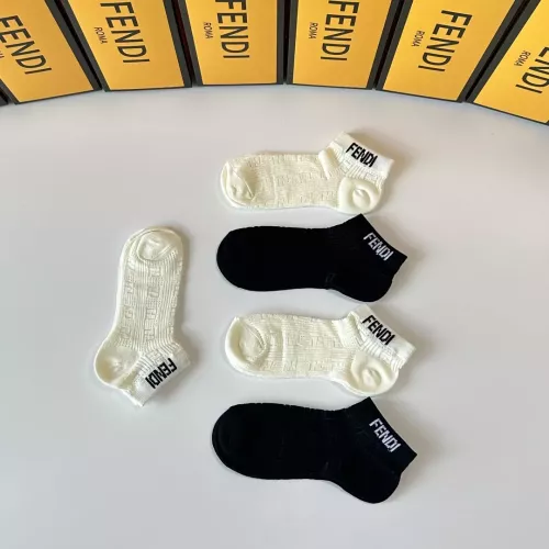 Replica Fendi Socks #1345925 $27.00 USD for Wholesale
