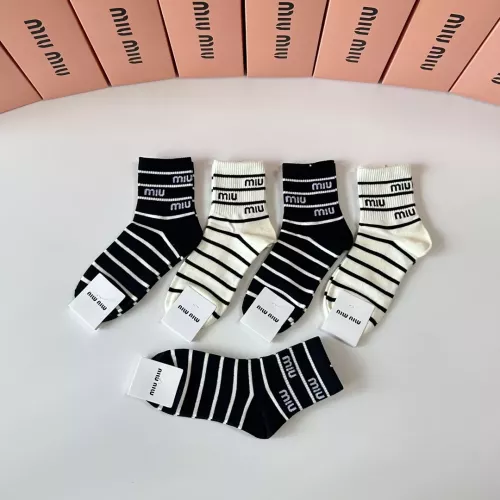 Replica MIU MIU Socks #1345935 $27.00 USD for Wholesale