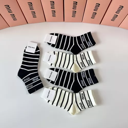 Replica MIU MIU Socks #1345935 $27.00 USD for Wholesale