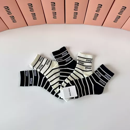Replica MIU MIU Socks #1345935 $27.00 USD for Wholesale
