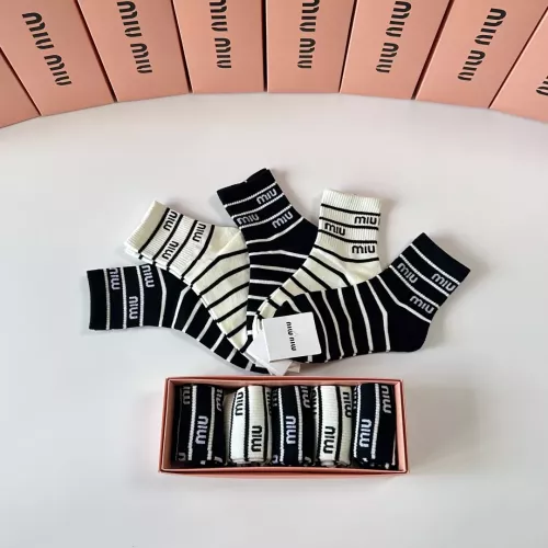 Replica MIU MIU Socks #1345935 $27.00 USD for Wholesale
