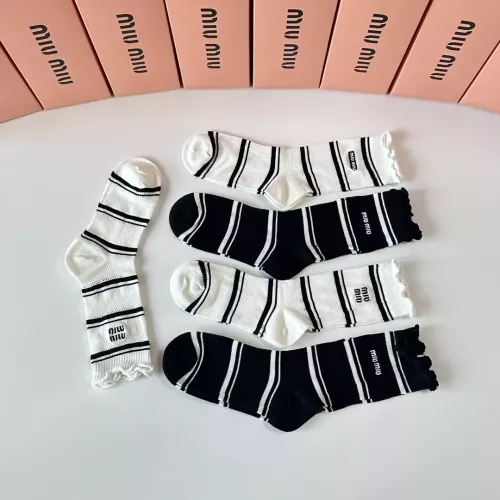 Replica MIU MIU Socks #1345937 $29.00 USD for Wholesale