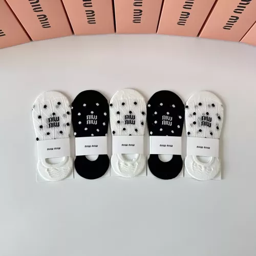 Replica MIU MIU Socks #1345941 $27.00 USD for Wholesale