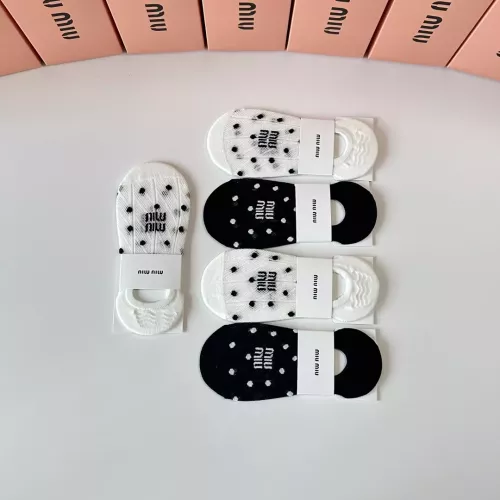 Replica MIU MIU Socks #1345941 $27.00 USD for Wholesale