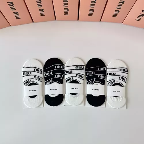 Replica MIU MIU Socks #1345942 $27.00 USD for Wholesale