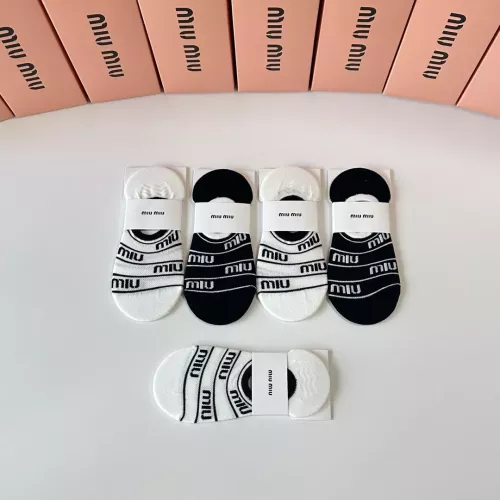 Replica MIU MIU Socks #1345942 $27.00 USD for Wholesale