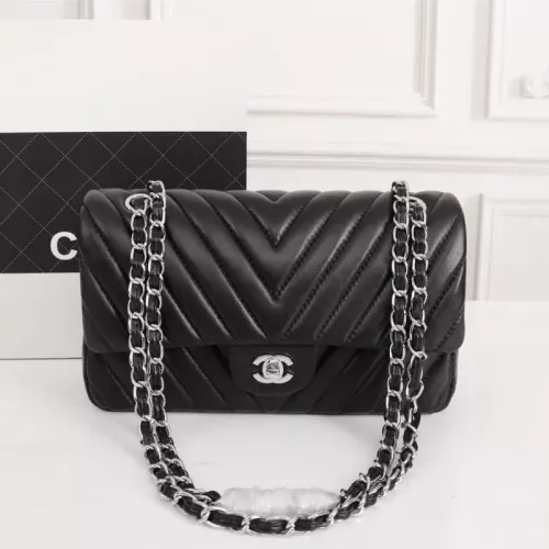 Chanel AAA Quality Messenger Bags In Silver For Women #1345944 $80.00 USD, Wholesale Replica Chanel AAA Quality Messenger Bags
