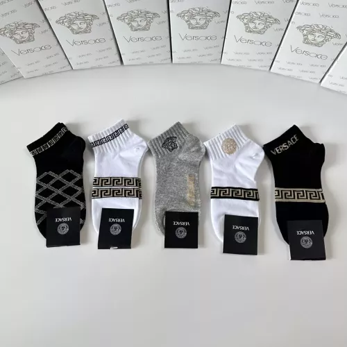 Versace Socks #1345945 $27.00 USD, Wholesale Replica Versace Socks