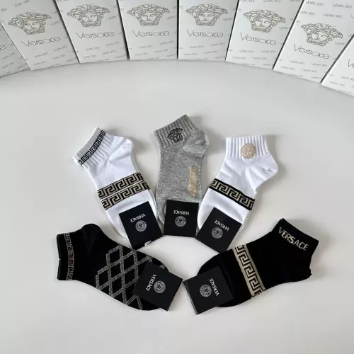 Replica Versace Socks #1345945 $27.00 USD for Wholesale