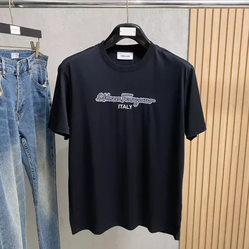 Salvatore Ferragamo T-Shirts Short Sleeved For Men #1346352 $100.00 USD, Wholesale Replica Salvatore Ferragamo T-Shirts