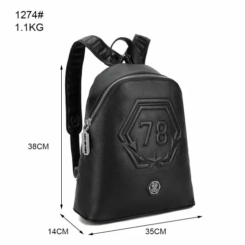 Philipp Plein PP AAA Backpacks #1346365 $118.00 USD, Wholesale Replica Philipp Plein PP AAA Backpacks