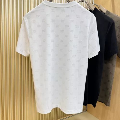 Replica MIU MIU T-Shirts Short Sleeved For Men #1346380 $80.00 USD for Wholesale