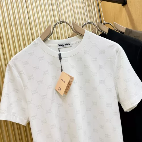 Replica MIU MIU T-Shirts Short Sleeved For Men #1346380 $80.00 USD for Wholesale